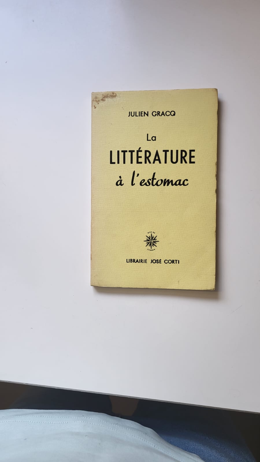 la littérature à l'estomac