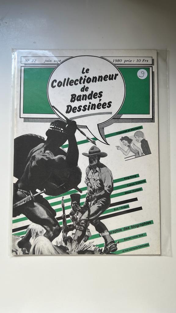 Le collectionneur de bandes dessinées - n°22 Juin-sept 1980