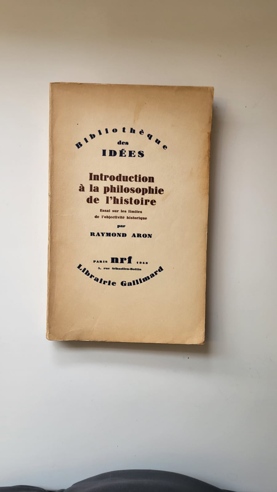 introduction à la philosophie de l'histoire