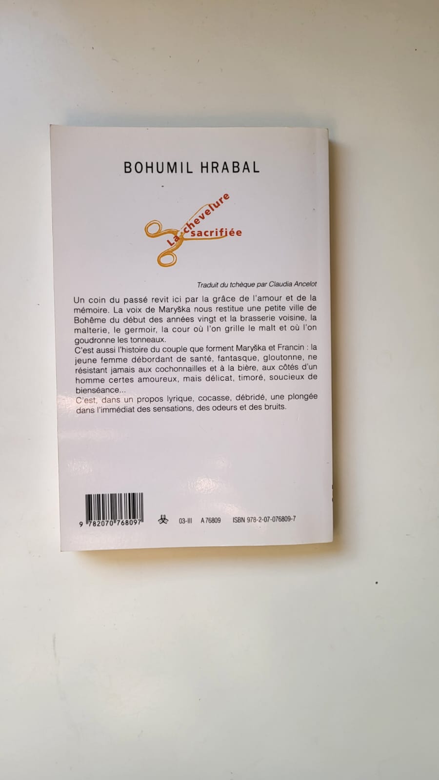 La chevelure sacrifiée