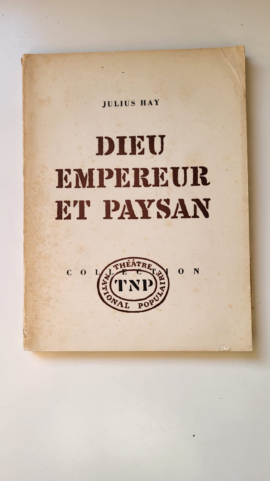 Dieu empereur et paysan