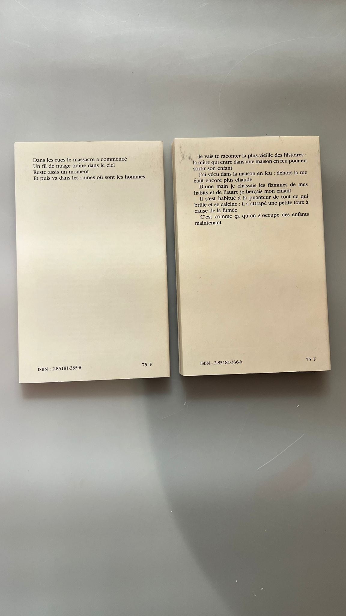 Pièces de guerre Tome I et II