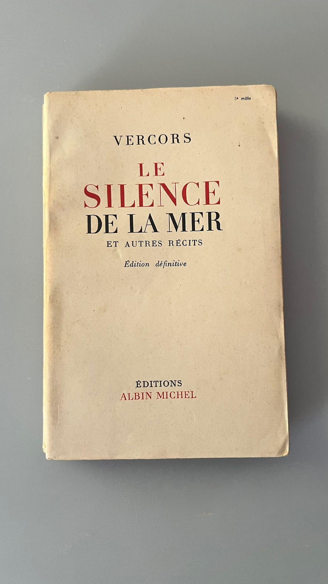 Le silence de la mer