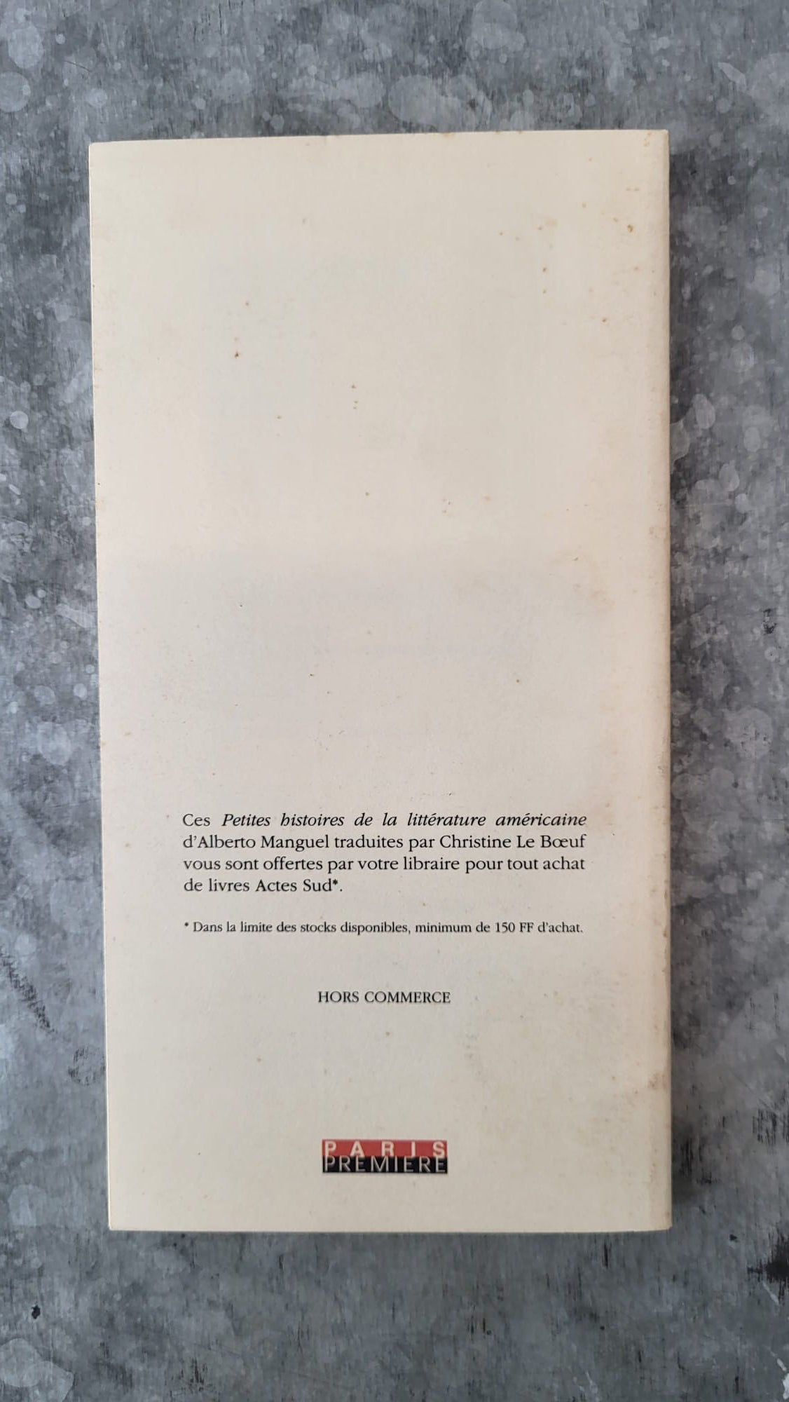 petites histoires de la litterature americaine