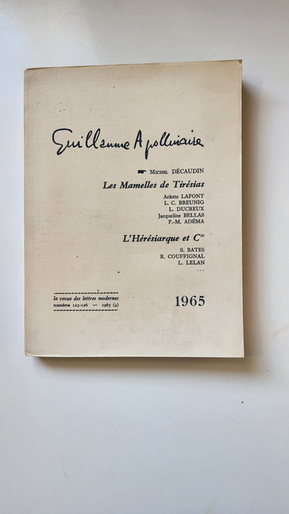 guillaume Apollinaire