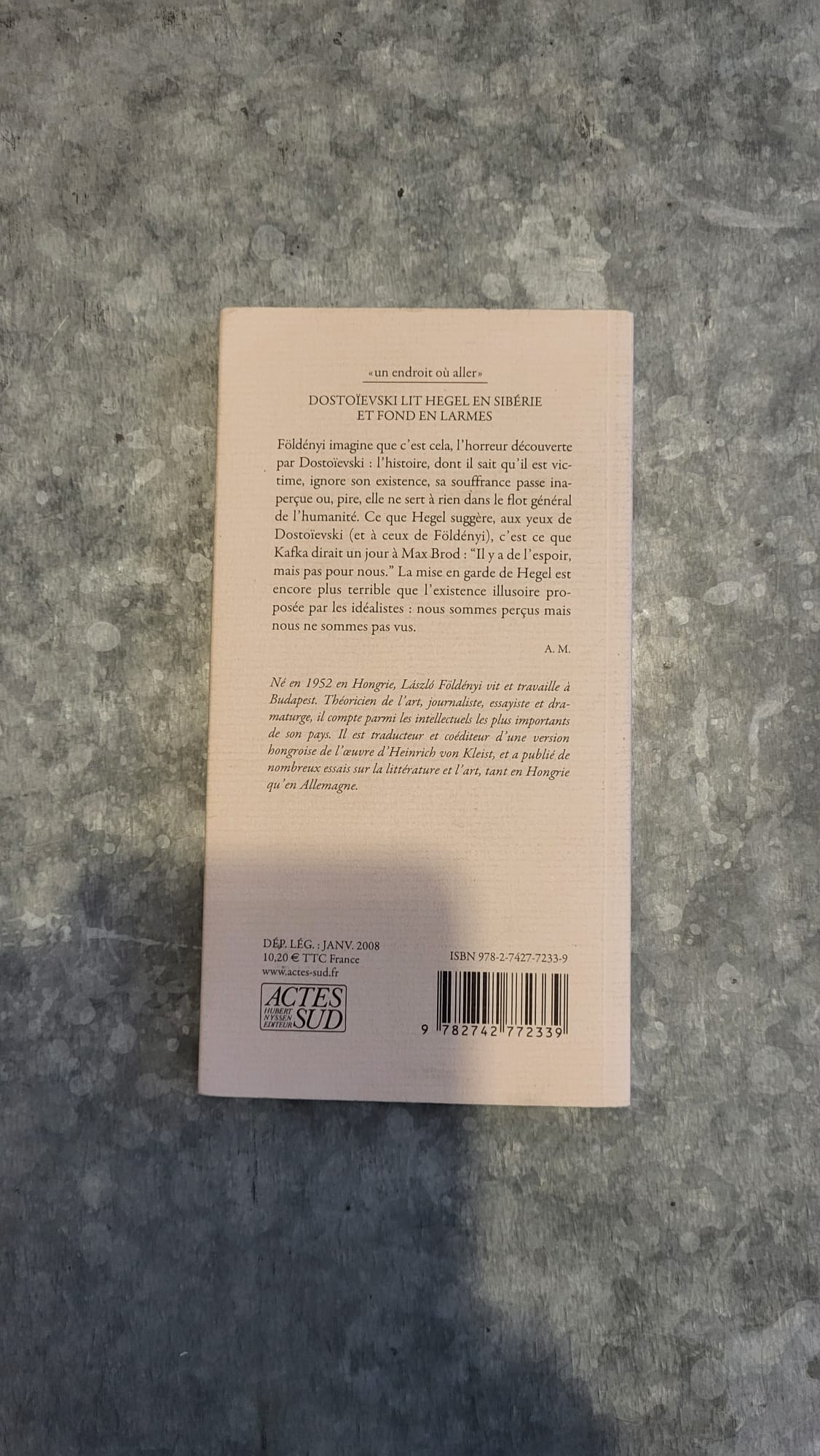 dostoievski lit hegel en siberie et fond en larmes