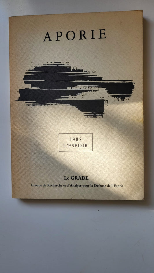 Aporie l'espoir