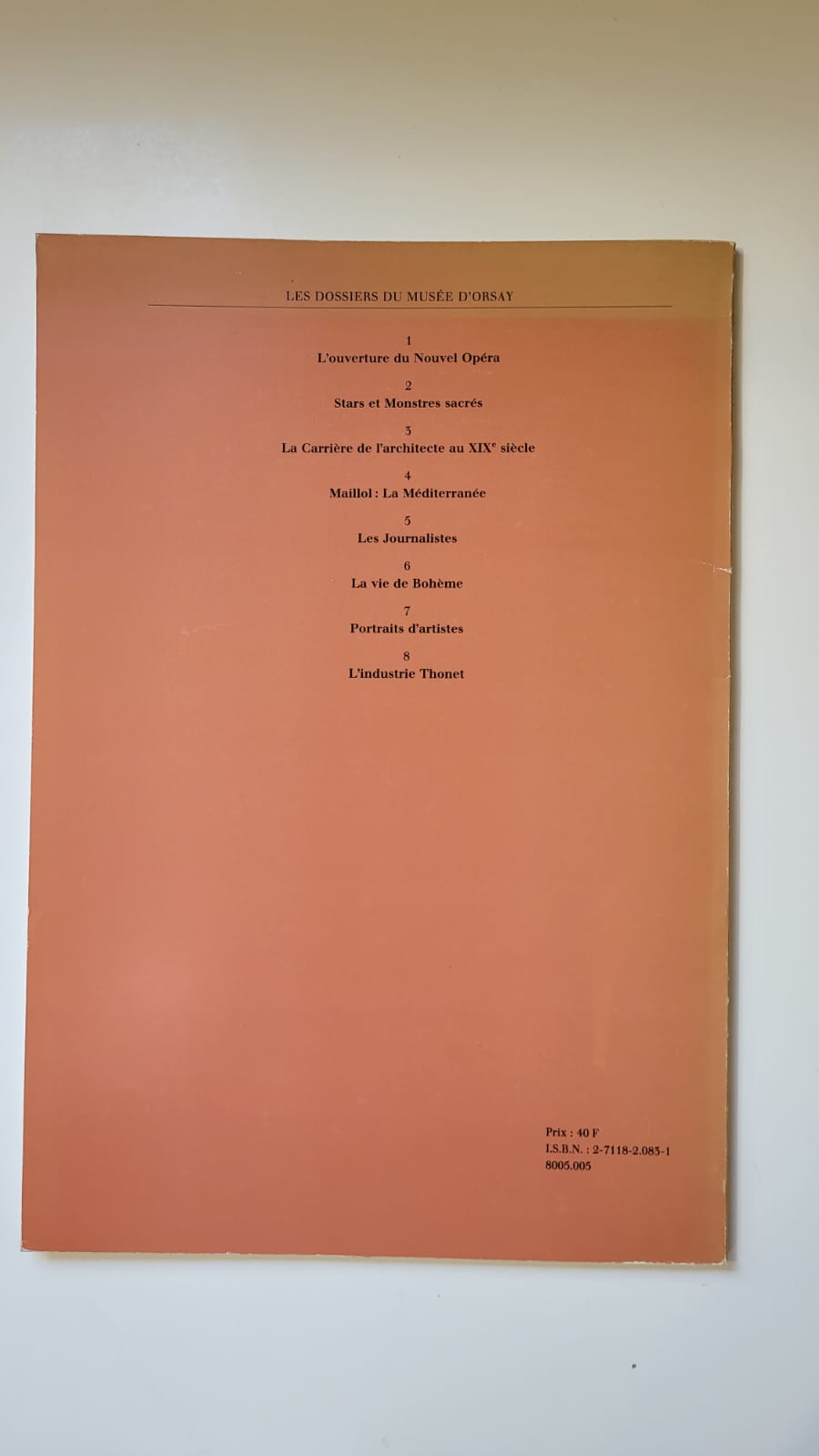 Les journalistes dossiers du musée d'Orsay