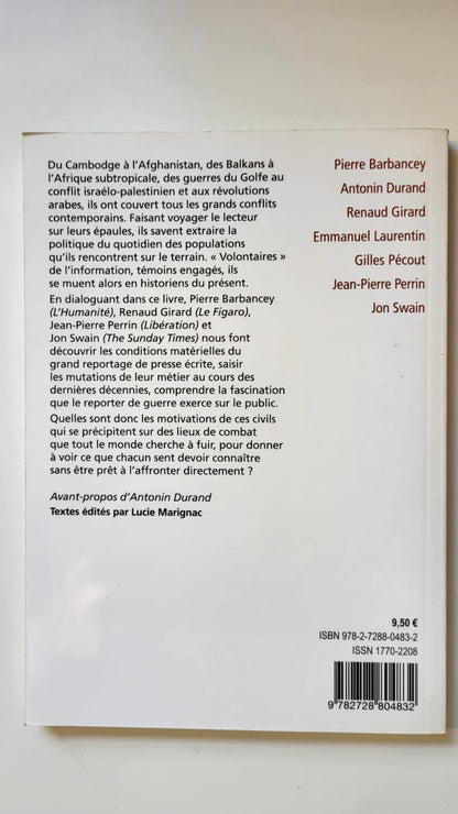 grands reporters de guerre les instantanés de l'histoire