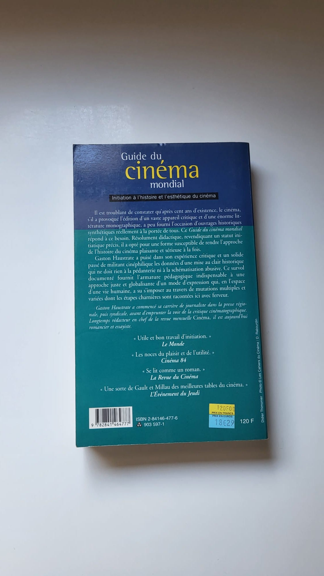 Guide du cinéma mondial TOME 1, 1895-1967