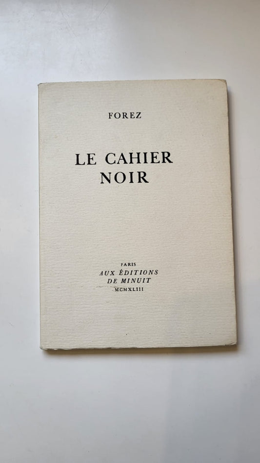 Le cahier noir