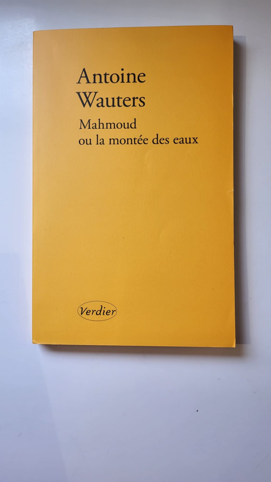 Mahmoud ou,la montée des eaux