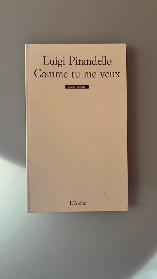 Comme tu me veux