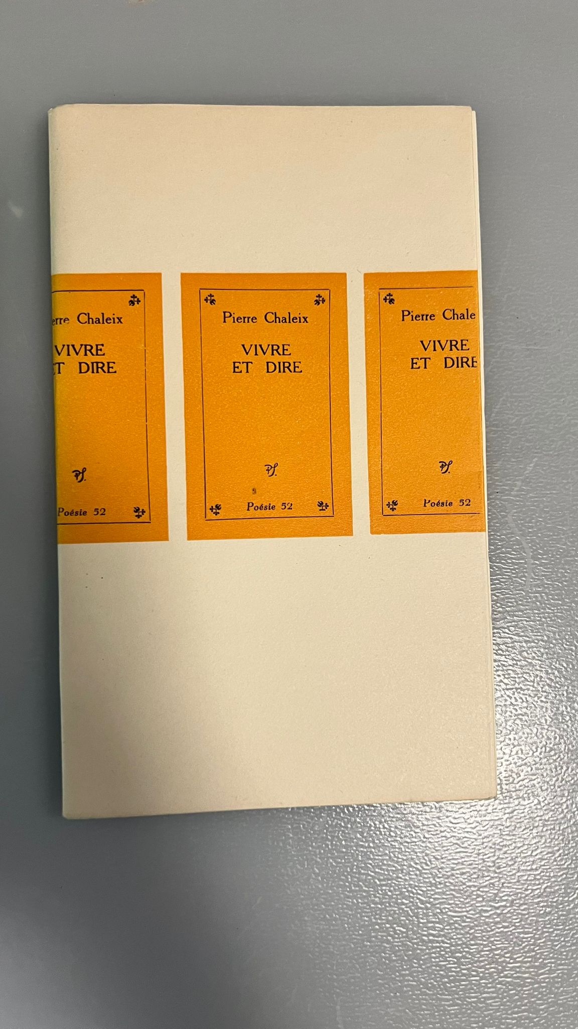 Vivre et dire