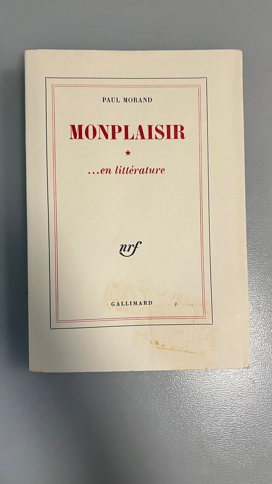 Monplaisir ... en littérature