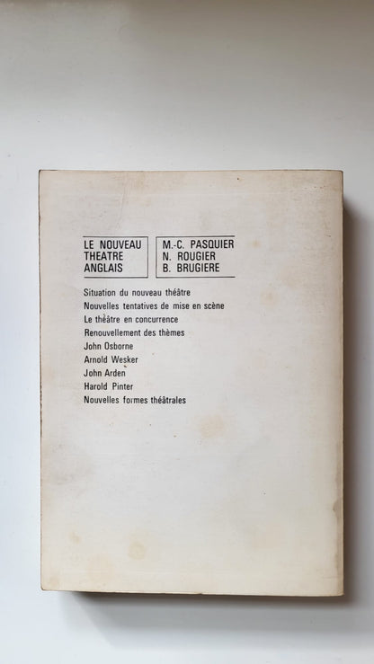 le nouveau theatre anglais