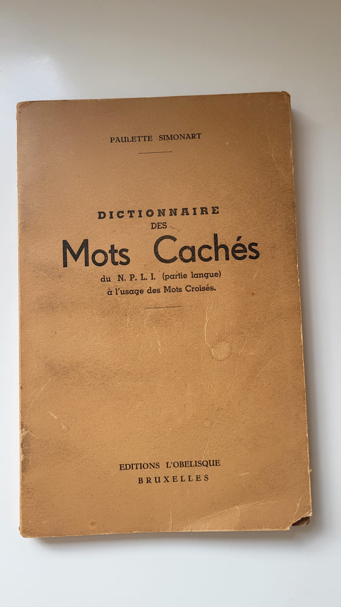 dictionnaire des mots caches